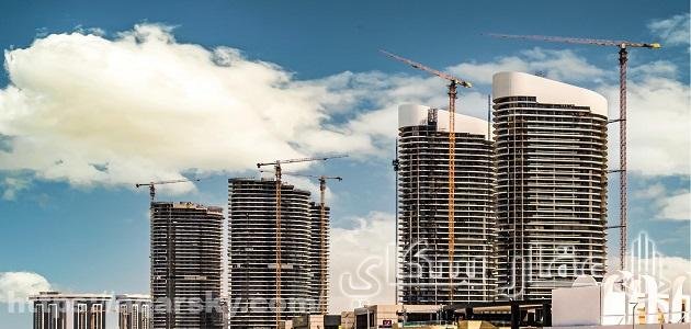 مساحات الوحدات داخل New Alamein Towers