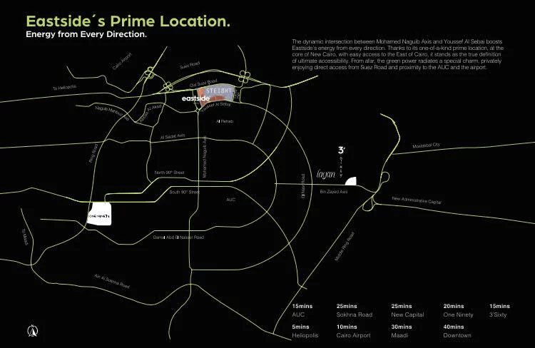  ايست سايد القاهرة الجديدة