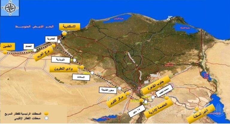 محطات القطار الكهربائي
