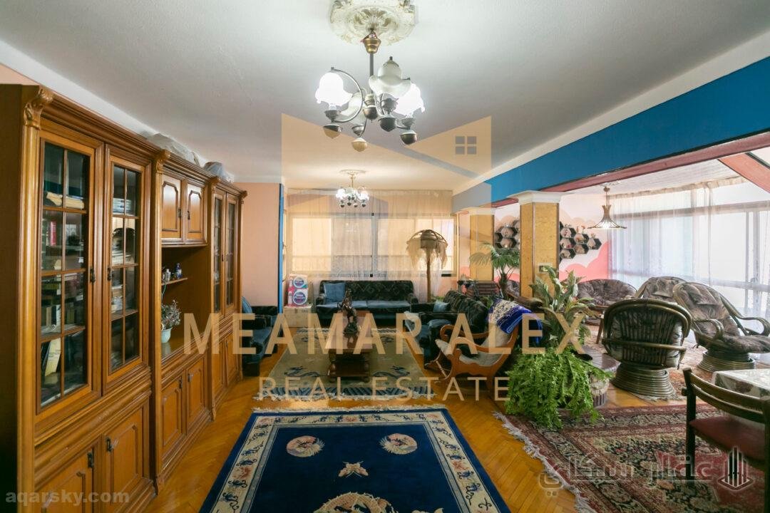شقة للبيع رشدي شارع ابوقير الرئيسي الإسكندرية 425 م