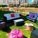 شاليه ارضى بجاردن للايجار بامواج