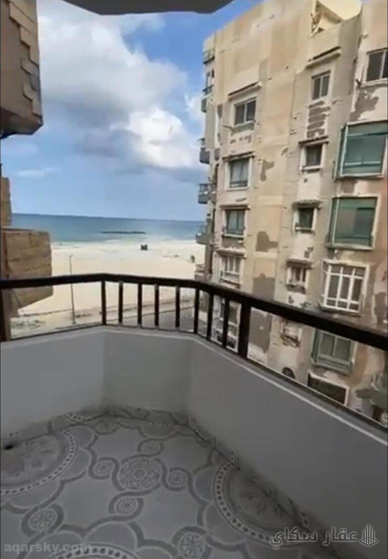 شقة للبيع بالاسكندرية تاني نمرة علي البحر
