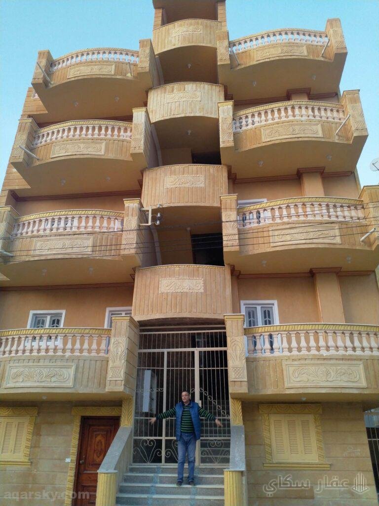 شقه للبيع بمدينه 15 مايو جمصه المجاوره الرابعه خلف جاردينا 120 متر