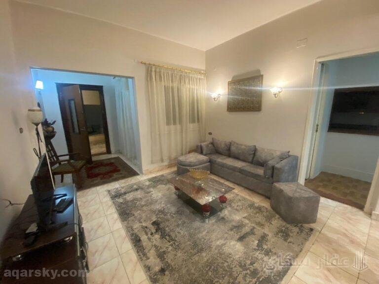 شقة مفروشة للايجار الدقي تفرعات المساحة 2 حمام و غرفتين