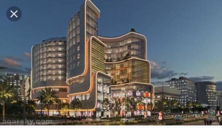 ريسيل مكتب اداري مميز الداون تاون | 45 متر بالعاصمة الإدارية