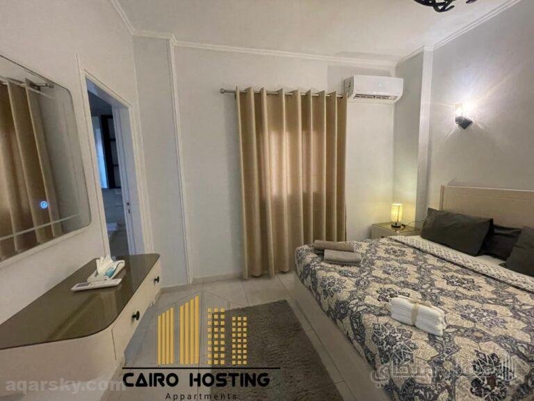 دوبلكس مفروش للايجار اليومي | التجمع شارع التسعين جانب الجامعه الامريكيه