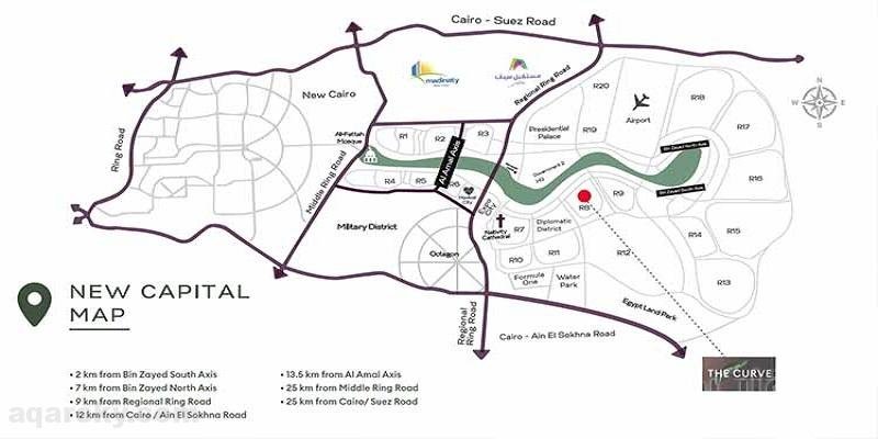 كمبوند ذا كيرف العاصمة الادارية الجديدة 