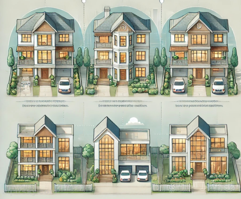 الفرق بين بنتهاوس وتاون هاوس