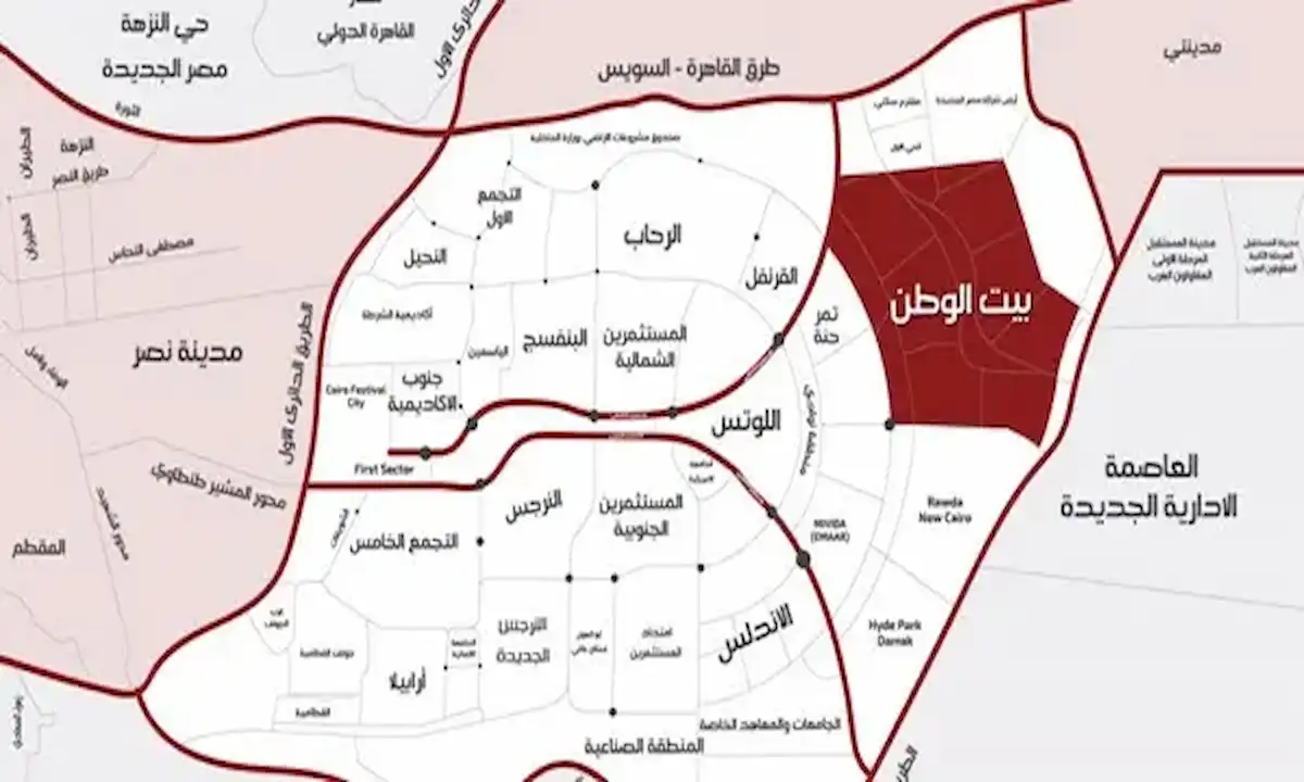 ارخص سعر متر بيت الوطن التجمع الخامس 2026