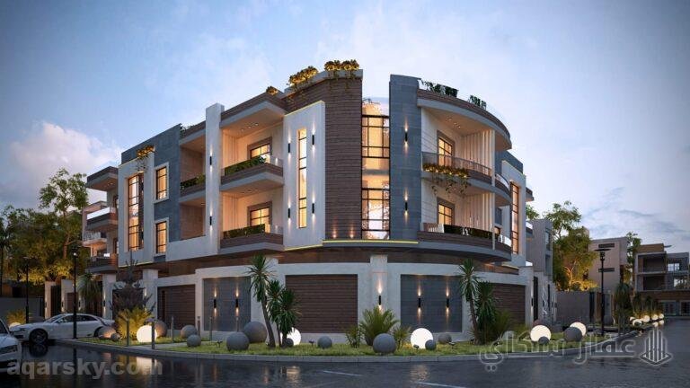 شقه للبيع في منطقة غرب الجولف 195متر