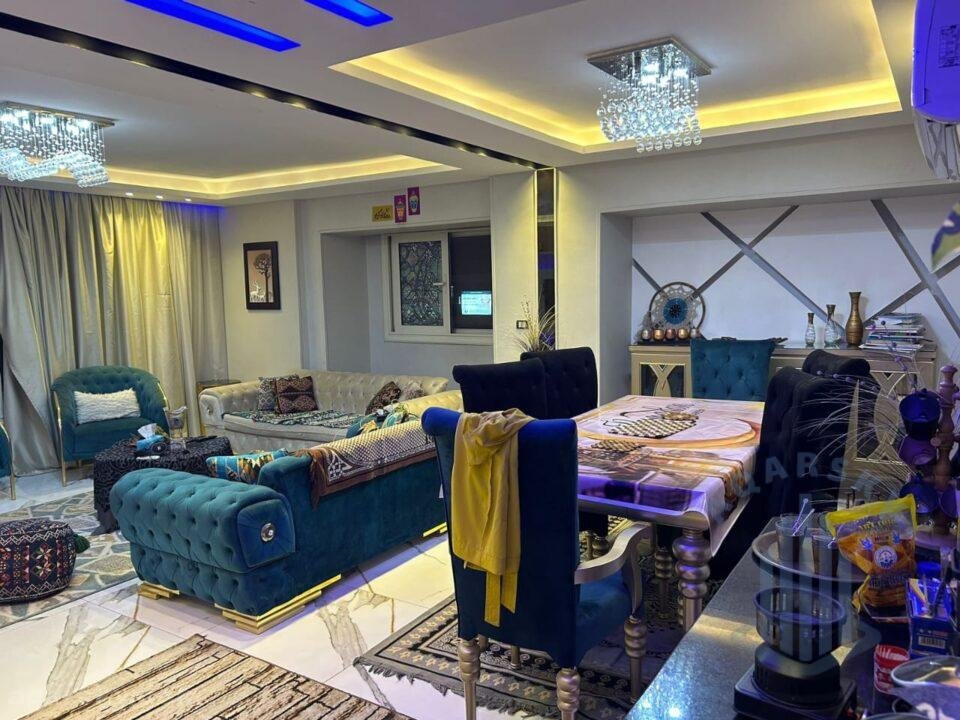 شقة للبيع الدقي خطواط نادي الصيد ب الفرش والاجهزة