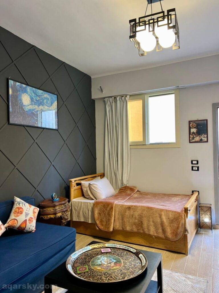 ستوديو للإيجار في 6 أكتوبر بمساحة 45 متر