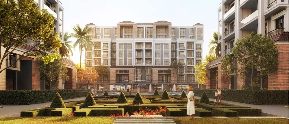 Serviced Apartment for Sale in Reel – Peerage New Cairo: 1-Bedroom Luxury Unit with Garden, Attractive Payment Plan Available