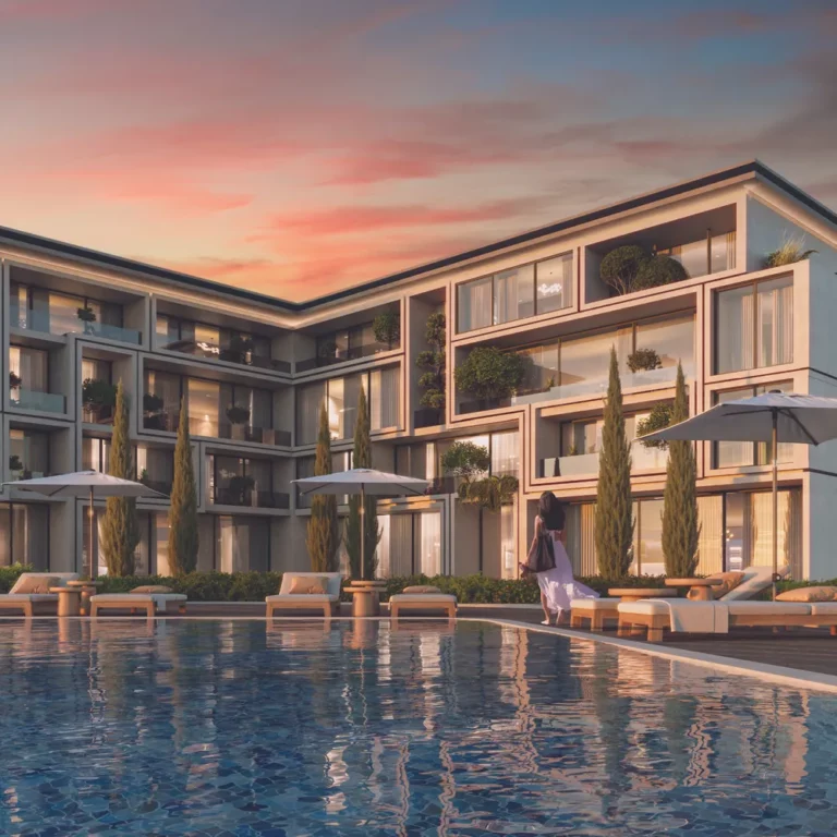 شقة فندقية للبيع في ذا فى ريزيدنس – فيلاجيو مدينة السادس من أكتوبر بمساحة 55 م² وقسط 57,712 ج.م