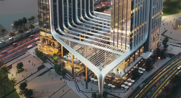 Retail for sale in Double Two Towers New Capital City with Underground Parking and Business Hub at an Attractive Price