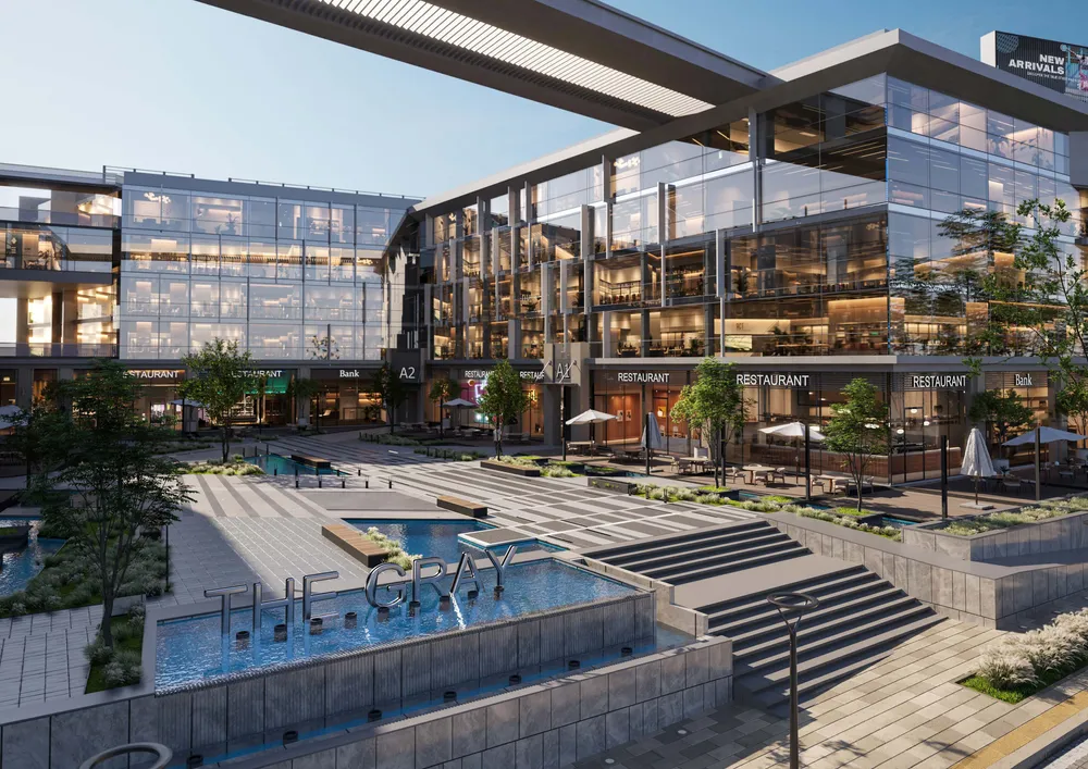 Retail for sale in The Gray New Cairo – Great Deal on a 279m2 Property by Housing and Development Properties HDP