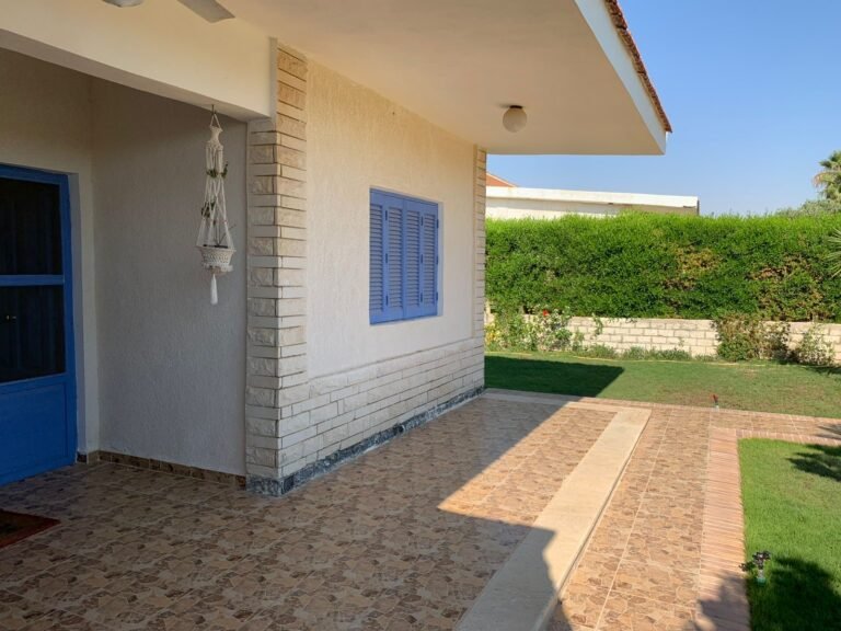 للبيع شاليه فاخر في قرية باغوش – سيدي حنيش ريسيل جاهز للسكن