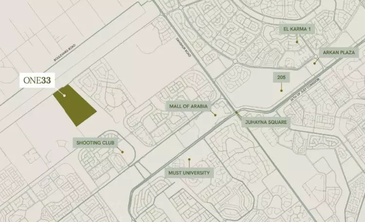 كمبوند وان 33 الشيخ زايد