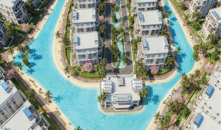 دبي للتطوير العقاري موقع كمبوند لوميا لاجونز العاصمة الإدارية