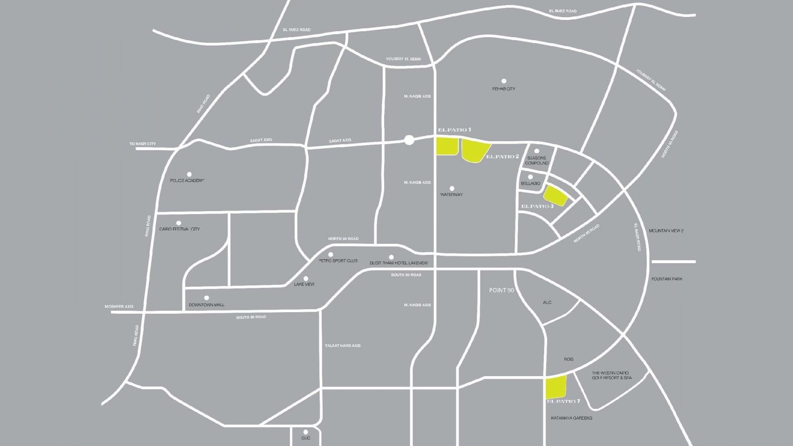 كمبوند الباتيو 7 التجمع الخامس