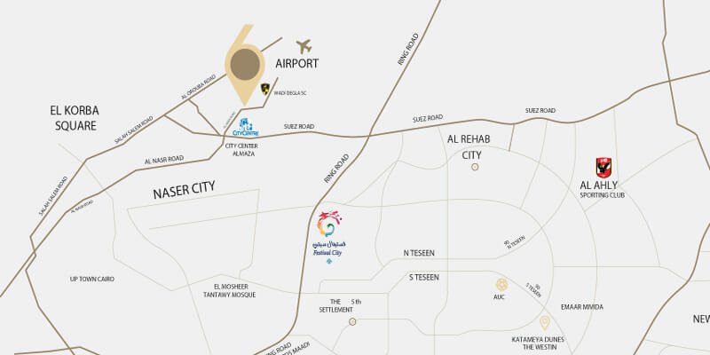 البروج مصر للتطوير العقاري سيكستي هيليوبوليس مول