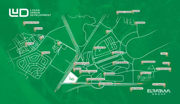 لوزان للتطوير العقاري مول ذا ريفت القاهرة الجديدة