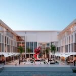 التصميم المعماري ومساحة مول بالمت القاهرة الجديدة