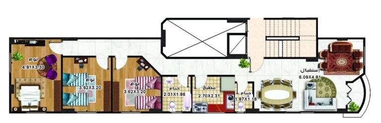 شقة للبيع في حي البوليفارد التوسعات الشمالية مدينة 6 اكتوبر