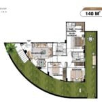 دوبلكس للبيع في بيت الوطن التجمع الخامس بمساحة 280 متر