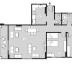 شقة للبيع في بيت الوطن التجمع الخامس بمساحة 165 متر