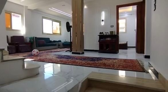 شاليه دوبلكس بروف بالفرش للبيع بالساحل الشمالي