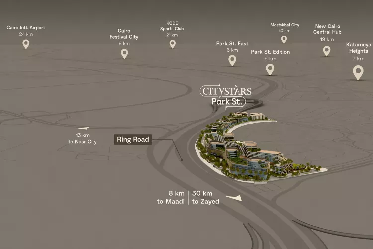 Citystars Park Street New Cairo