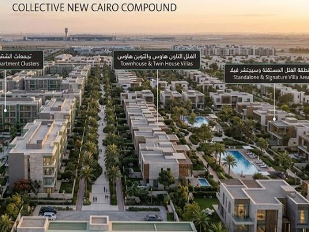 كمبوند في كوليكتيف القاهرة الجديدة تصميم كمبوند في كوليكتيف القاهرة الجديدة