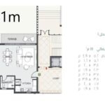 شقه للبيع 111متر في مدينتي B15